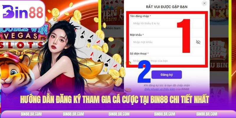Hướng dẫn đăng ký tham gia cá cược tại BIN88 chi tiết nhất