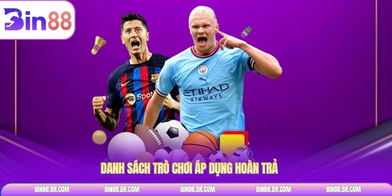 Danh sách trò chơi áp dụng hoàn trả