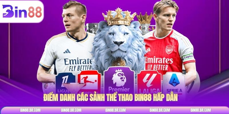 Điểm danh các sảnh thể thao BIN88 hấp dẫn