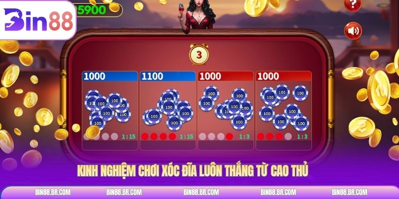 Kinh nghiệm chơi xóc đĩa luôn thắng từ cao thủ